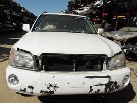 2001 Toyota Highlander Limited White 3.0L AT 4WD #Z24661